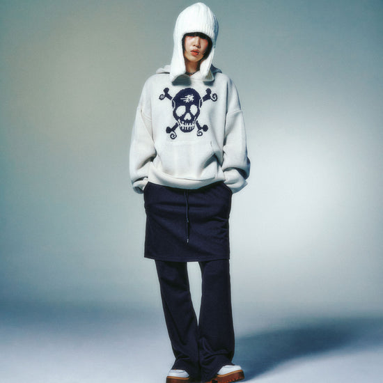 Nice Ghost Club Logo Sweat Layered Pants
