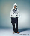 Nice Ghost Club Logo Sweat Layered Pants