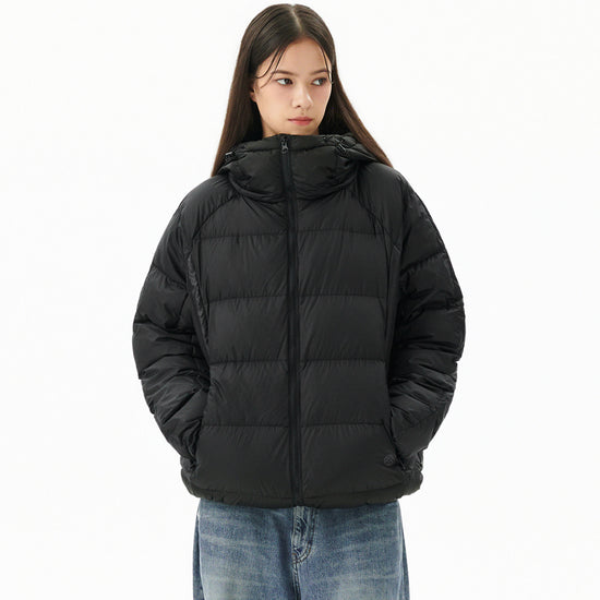 Mahagrid Paneled Down Puffer [Black]
