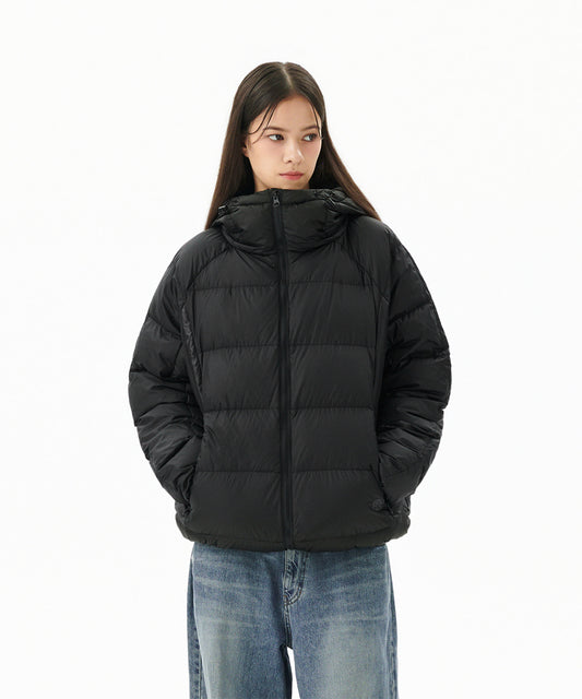 Mahagrid Paneled Down Puffer [Black]