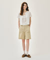 Marithé François Girbaud W CRINKLE SLEEVELESS + CARDIGAN SET