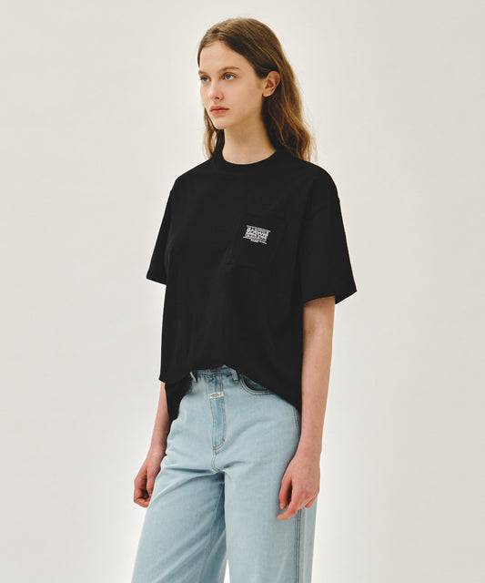 Marithé François Girbaud [6/18 예약발송] DOODLE CLASSIC LOGO POCKET TEE black