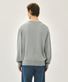 Marithé François Girbaud DRAWING CLASSIC LOGO KNIT PULLOVER beige