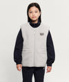 Marithé François Girbaud Kids Classic Logo Reversible Fleece Vest Light Purple