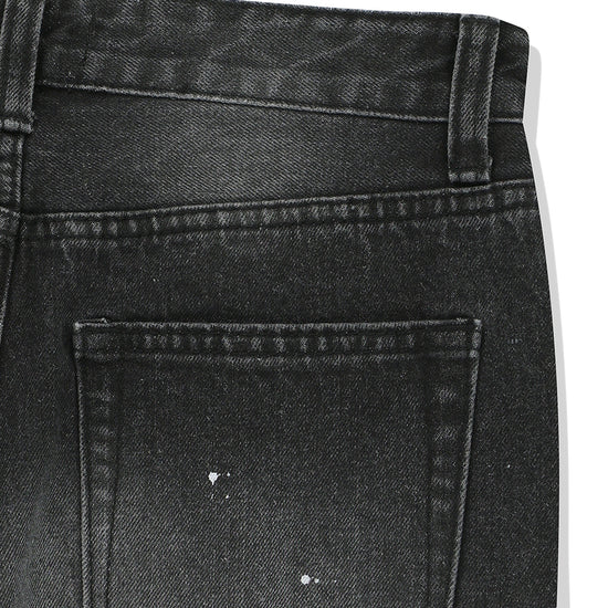 Mahagrid Star Flared Denim Pants [Black]
