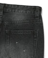 Mahagrid Star Flared Denim Pants [Black]