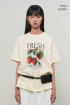 General Idea WOMAN Food Market Artwork Short Sleeve Tee