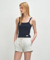 Marithé François Girbaud W BASIC STRING CROP SLEEVELESS