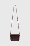 General Idea WOMAN Crack Faux Leather Crossbag [BROWN]