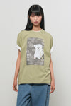 General Idea WOMAN Live Streaming Dog Short Sleeve T-Shirt