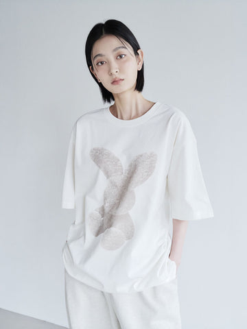 ADLV Fuzzy Rabbit Short Sleeve T-Shirt
