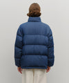 Marithé François Girbaud Classic Logo Denim Down Jacket Dark Blue