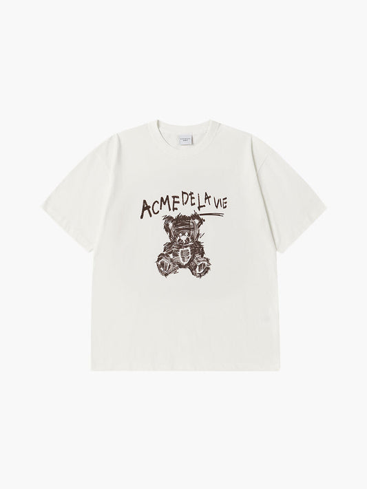 ADLV Drawing Bear Short Sleeve T-Shirt