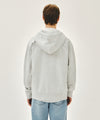 Marithé François Girbaud CLASSIC LOGO APPLIQUE HOODIE ZIPUP light heather gray