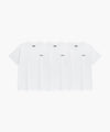 Marithé François Girbaud 3PACK LETTERING LOGO TEE white