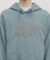 Marithé François Girbaud Classic Logo Embroidery Hoodie (Brushed) Charcoal
