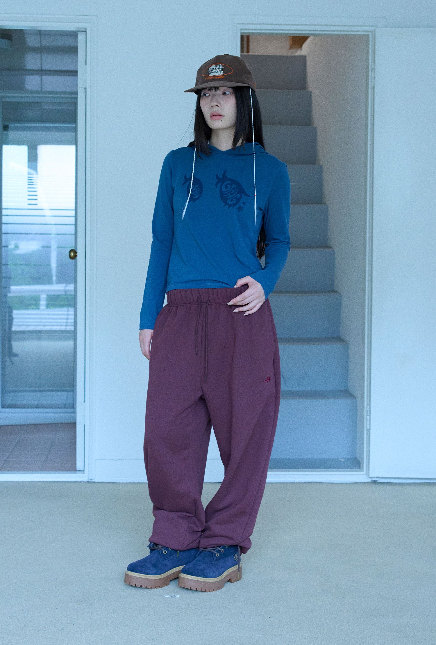 Nice Ghost Club Girl Gang Eye Logo Hoodie