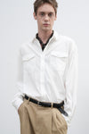 General Idea MAN Vintage Two Pocket Shirt [OFF WHITE]