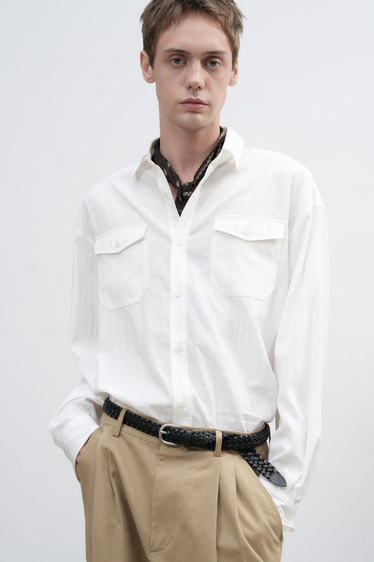 General Idea MAN Vintage Two Pocket Shirt [OFF WHITE]