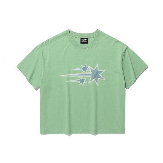 Nice Ghost Club Drawing 3 Star Big Crop Tee