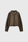 General Idea WOMAN Summer Sheer Layered Blouson Shirt