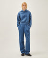 Marithé François Girbaud OUTLINE CLASSIC LOGO DYEING TUCK WIDE SWEAT PANTS mint