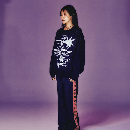 Nice Ghost Club Glory Track Jersey Pants [Black]