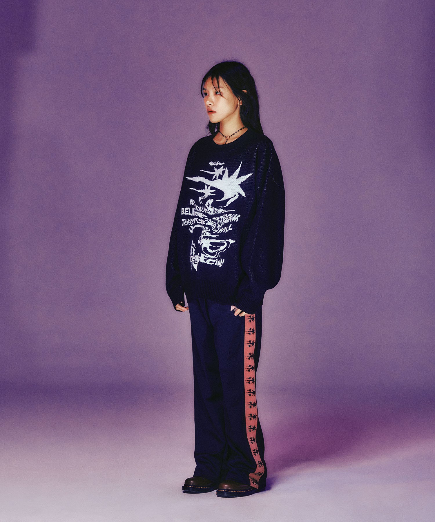 Nice Ghost Club Glory Track Jersey Pants [Black]