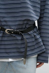 General Idea UNISEX Western Stud Belt [BLACK]