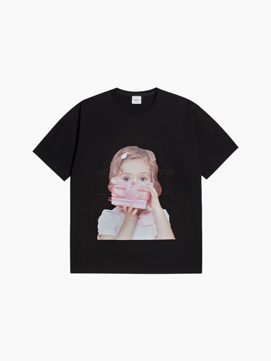 ADLV ADLV Baby Face Short Sleeve T-Shirt Gift