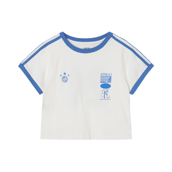 AEAE Athlete Stripe Half T-Shirt