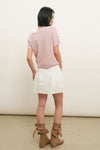 General Idea WOMAN Lace Shirring Mini Skirt