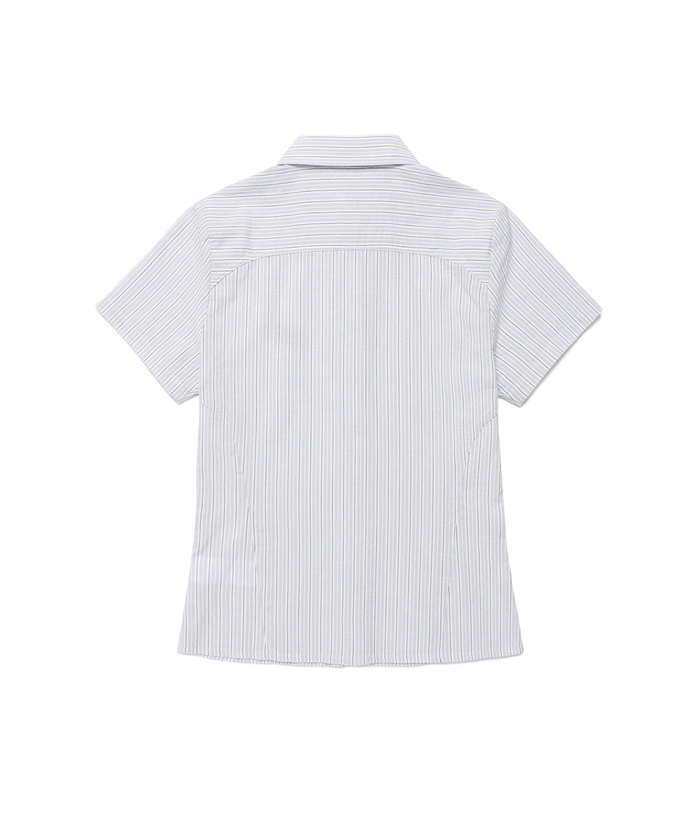 Cavish Women's Striped Half Sleeve Shirt