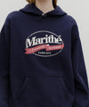 Marithé François Girbaud Vintage Stamp Graphic Hoodie (Brushed) Oatmeal