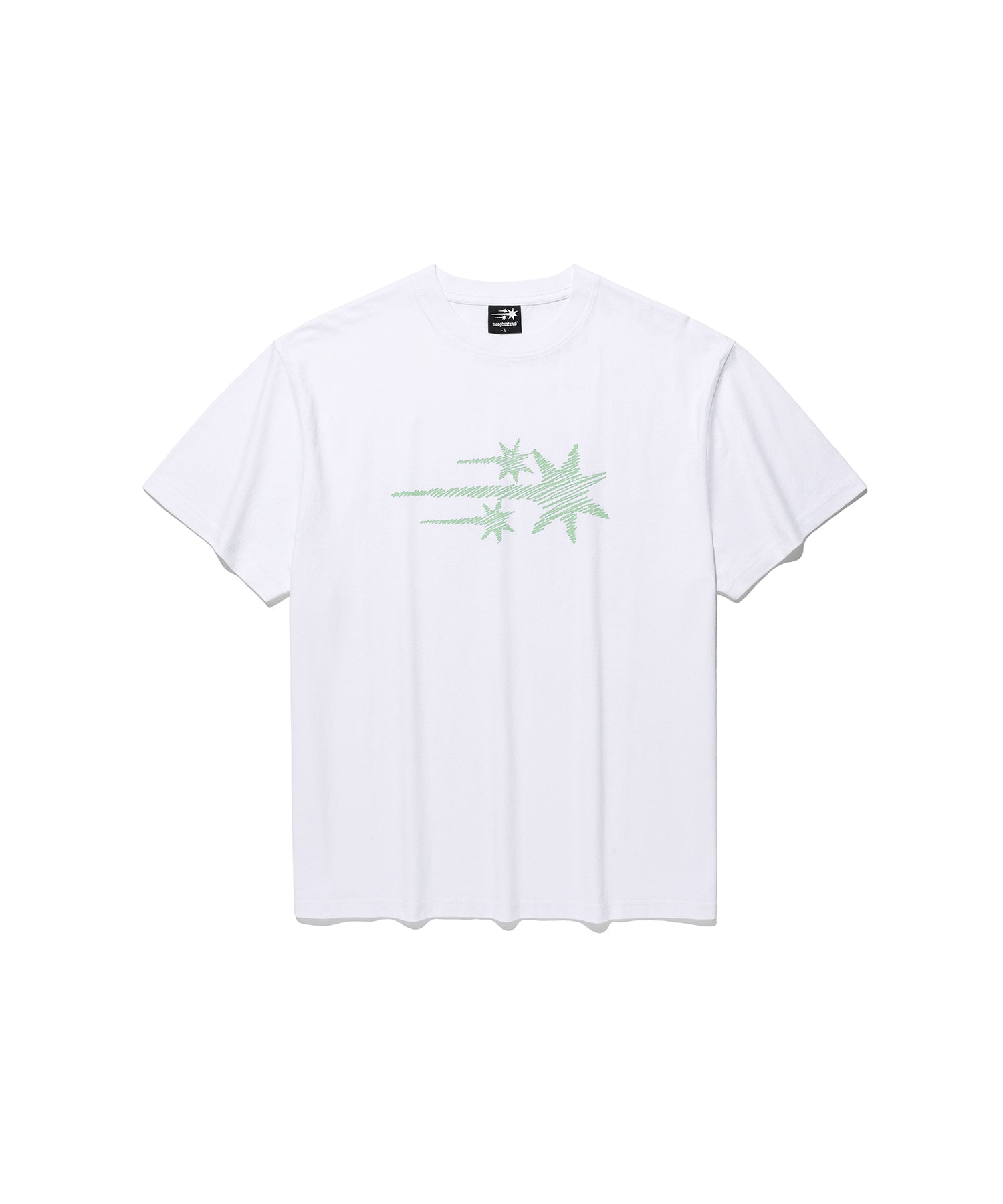 Nice Ghost Club Sketch 3Star Basic Tee [White]