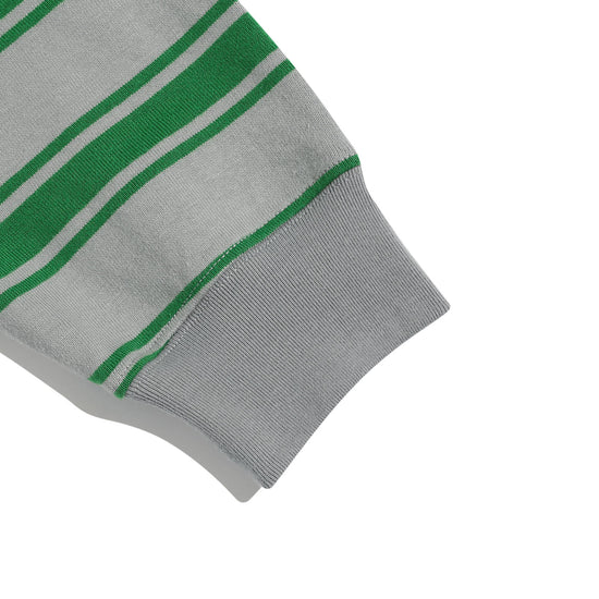 Nice Ghost Club Multi Stripe 3 Star Hoodie Zip Up [Grey]