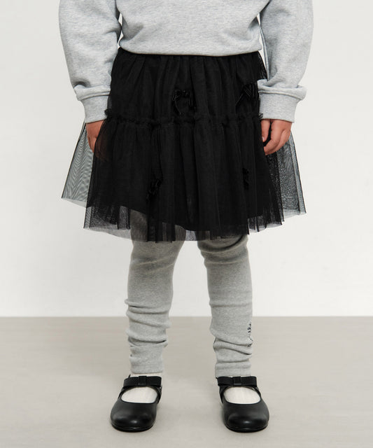 Marithé François Girbaud Kids W Ribbon Tutu Skirt Black