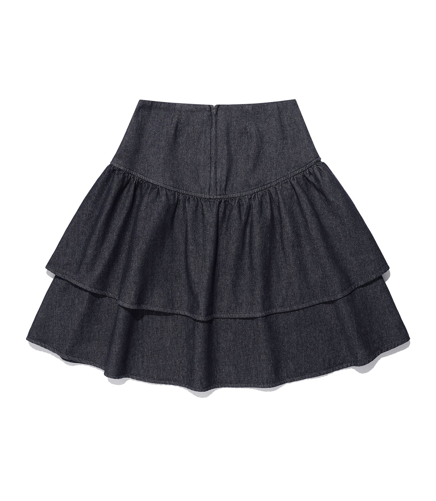 Nice Ghost Club Lowrise Shirring Denim Skirt