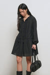 General Idea WOMAN Pintuck Low-Rise Dress