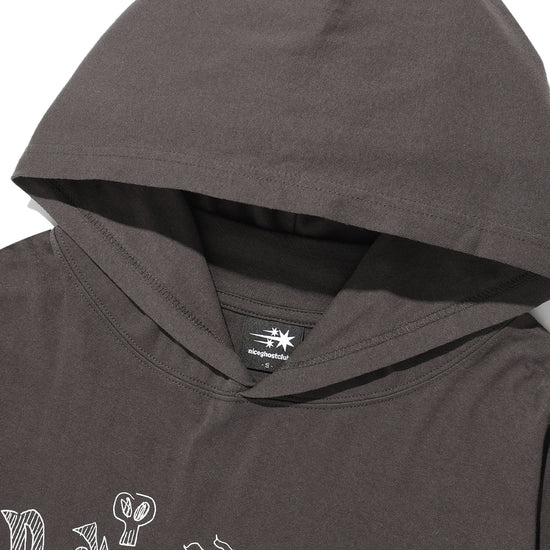 Nice Ghost Club Doodle Big Big Long Sleeve Hoodie