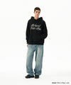 Mahagrid Letter Ink Logo Hoodie