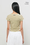 General Idea WOMAN Slim Fit Multi Stripe T-Shirt