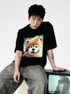 ADLV AC Bear Baby Face Jewelry Short Sleeve T-Shirt
