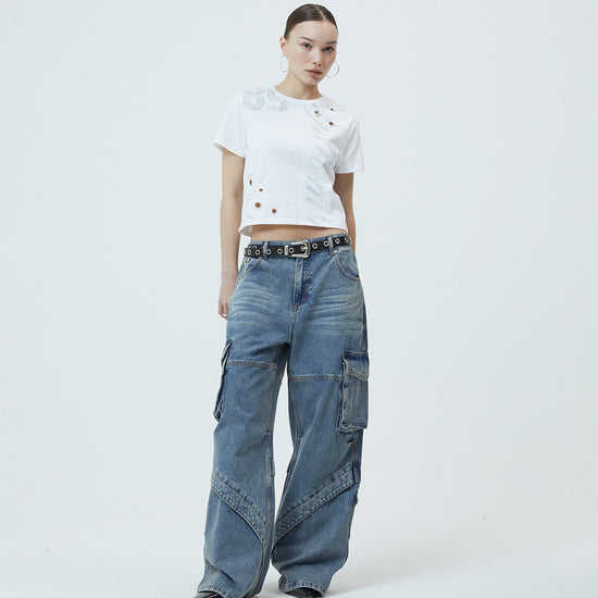 Mahagrid Truth Eyelet Tee