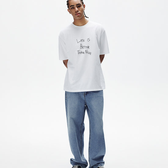 Mahagrid Grunge Doodle Tee White