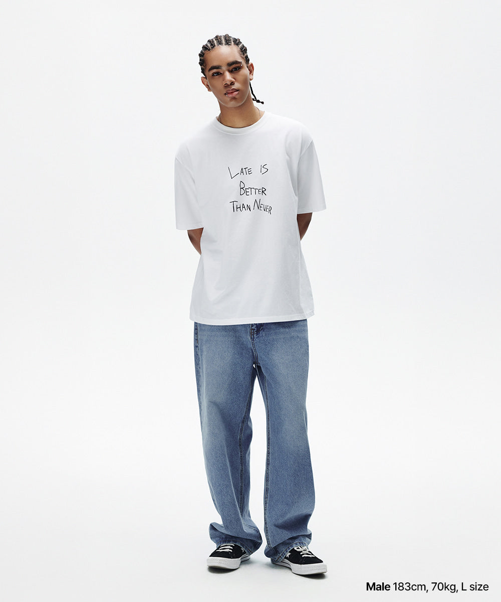 Mahagrid Grunge Doodle Tee White
