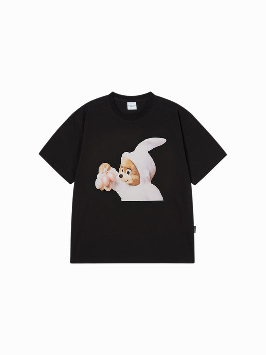 ADLV AC Bear Baby Face Bunny Short Sleeve T-Shirt