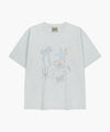 Marithé François Girbaud W UNICORN GRAPHIC OVERSIZED TEE