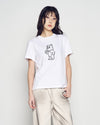 ADLV Woman Basic AC Bear Short Sleeve T-Shirt