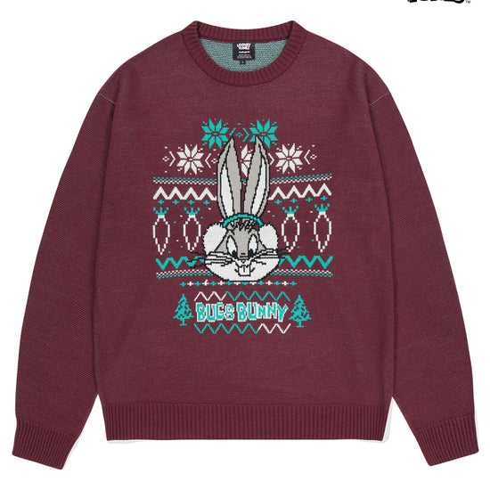 Mahagrid Winter Bunny Knit Sweater